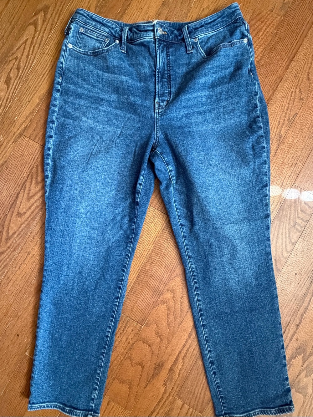 Madewell Curvy Perfect Vintage Jeans in Medium Blue Wash